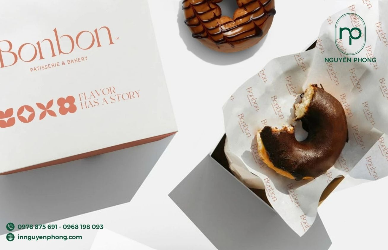 Giấy nến lót bánh donut
